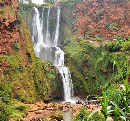 Ouzoud Waterfalls Guided Hike and Boat Trip from Marrakech